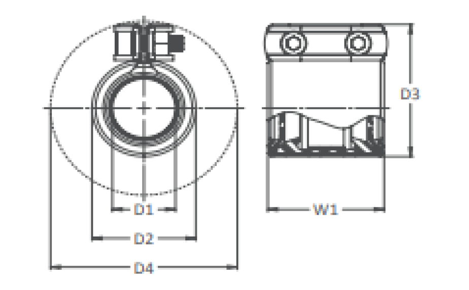 TEEKAY - wymiary Axilock S 21.3mm - 35mm